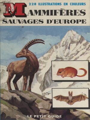 cover image of Mammifères sauvages d'Europe